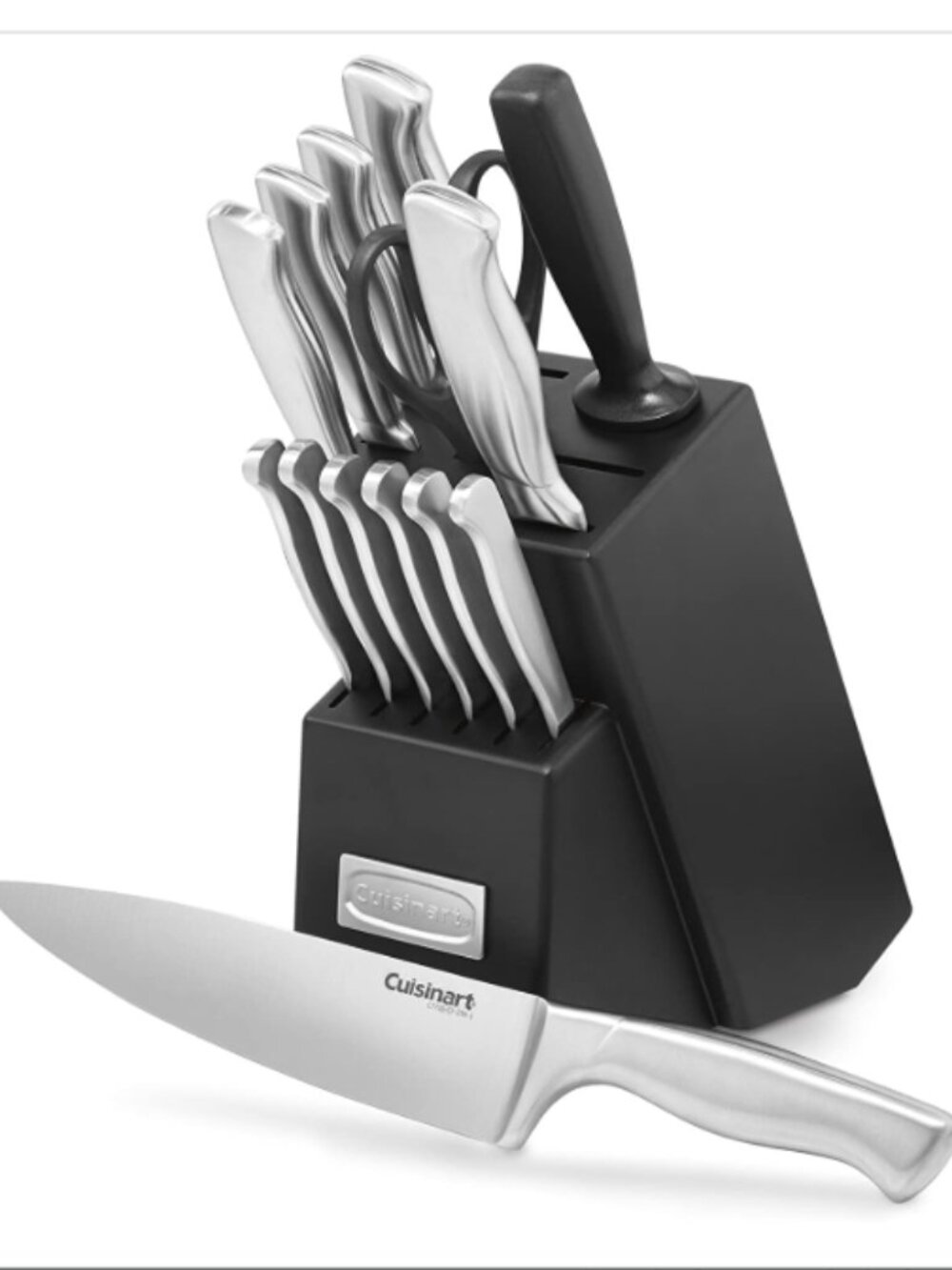 Cuisinart Stainless Steel Hollow Handle 15-Piece Cutlery Block Set